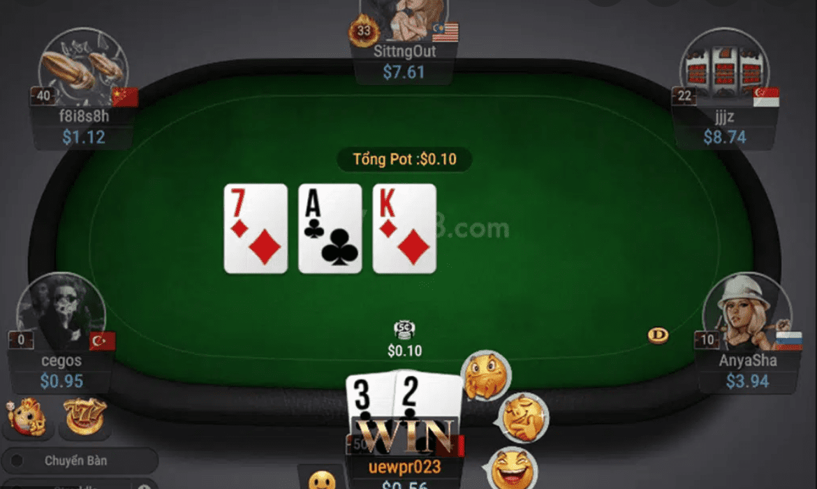 Game bài đấu trí Poker online giúp ăn tiền thật